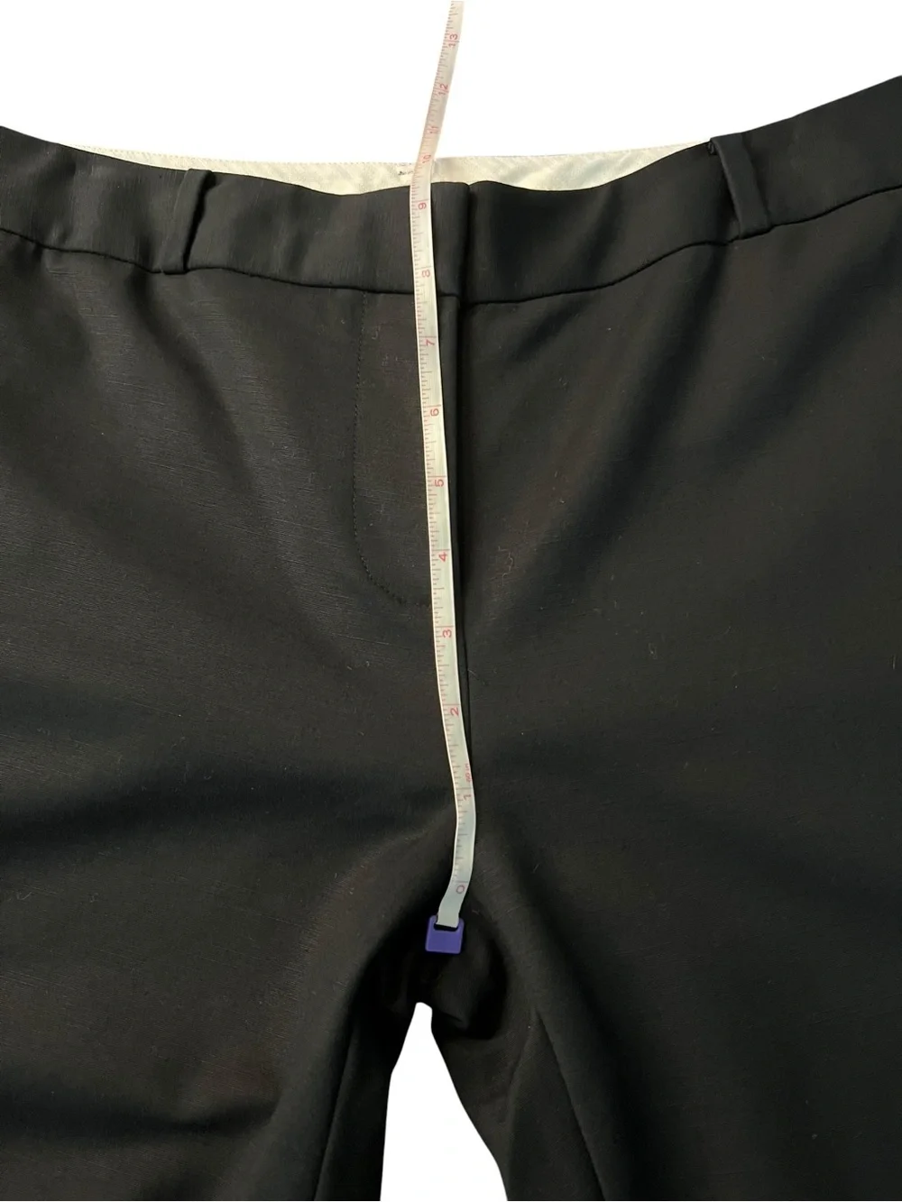 Kate Spade black straight leg cropped dress pants Size 6